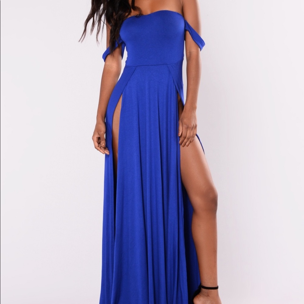 Royal Blue Beach Dress